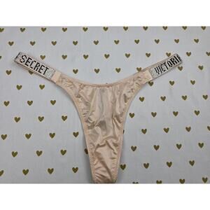 Victorias Secret VERY SEXY Shine Bling Panties Thong String SMALL